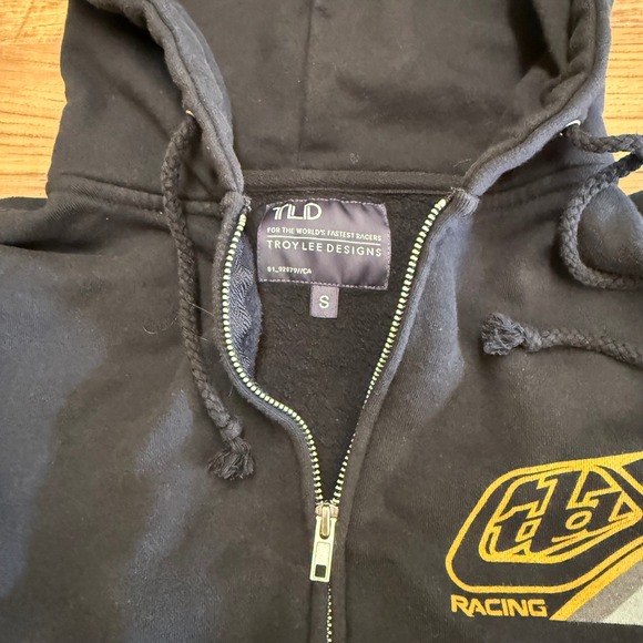 Troy Lee Designs Mens Small Black Full Zip Jacket Mountain Bike TLD MTB Race - Picture 3 of 6